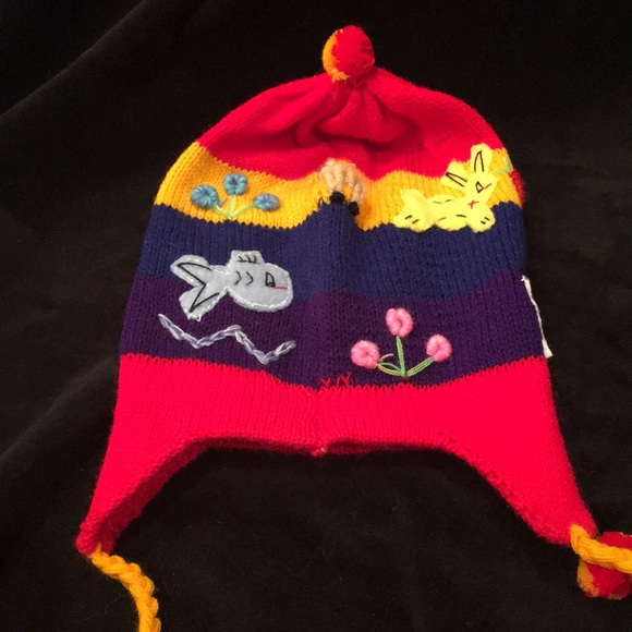 Kids Peruvian beanie - Picture 3 of 4